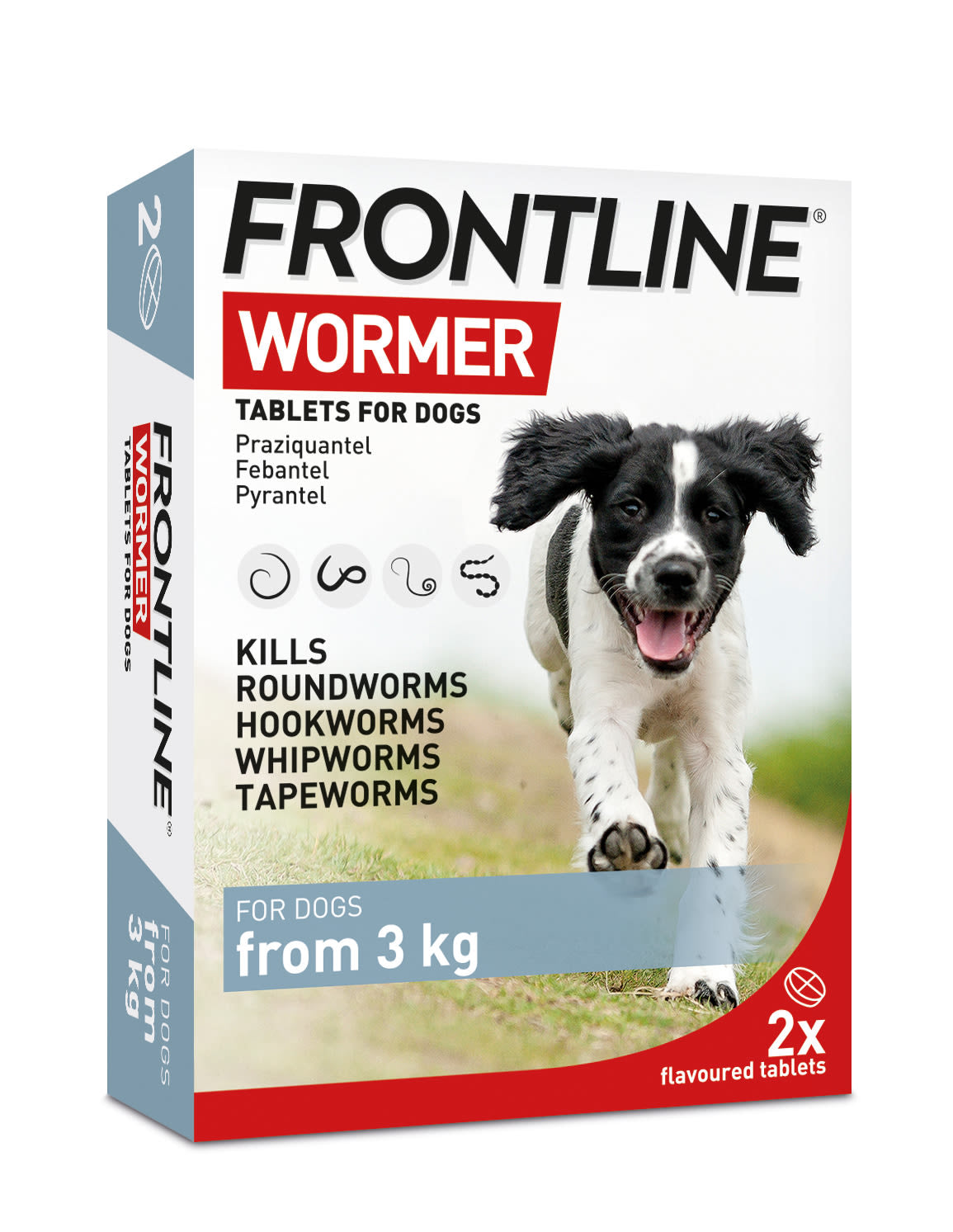 Frontline Wormer Flavoured Tablets for Dogs