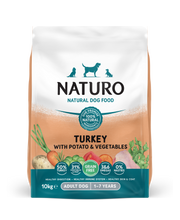 Naturo Grain-free Adult Dry Dog Food - Turkey with Potatoes & Vegetables