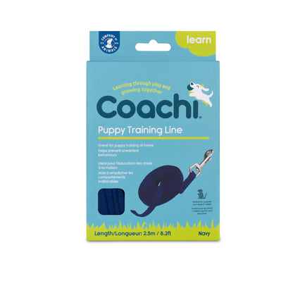 Coachi Puppy Training Line for Dogs - Navy