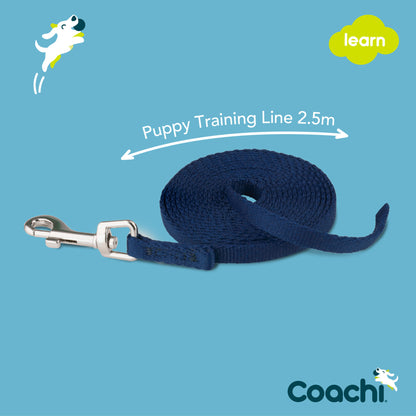Coachi Puppy Training Line for Dogs - Navy