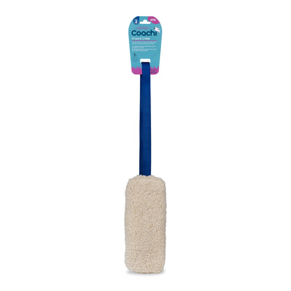 Coachi Chase & Crinkle Toy for Dogs - Navy, Coral & Faux Lambswool