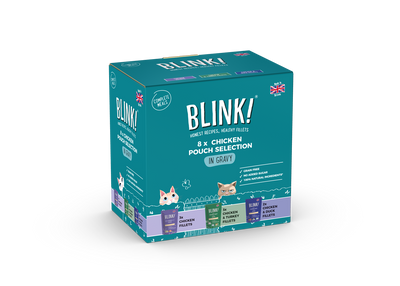 Blink Blink Grain Free Adult Wet Cat Food pet food packaging