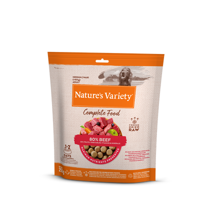 Nature's Variety Complete Freeze Dried Adult Dry Dog Food - Beef