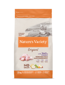 Nature's Variety Original Sterilised Grain-free Adult Dry Cat Food - Turkey