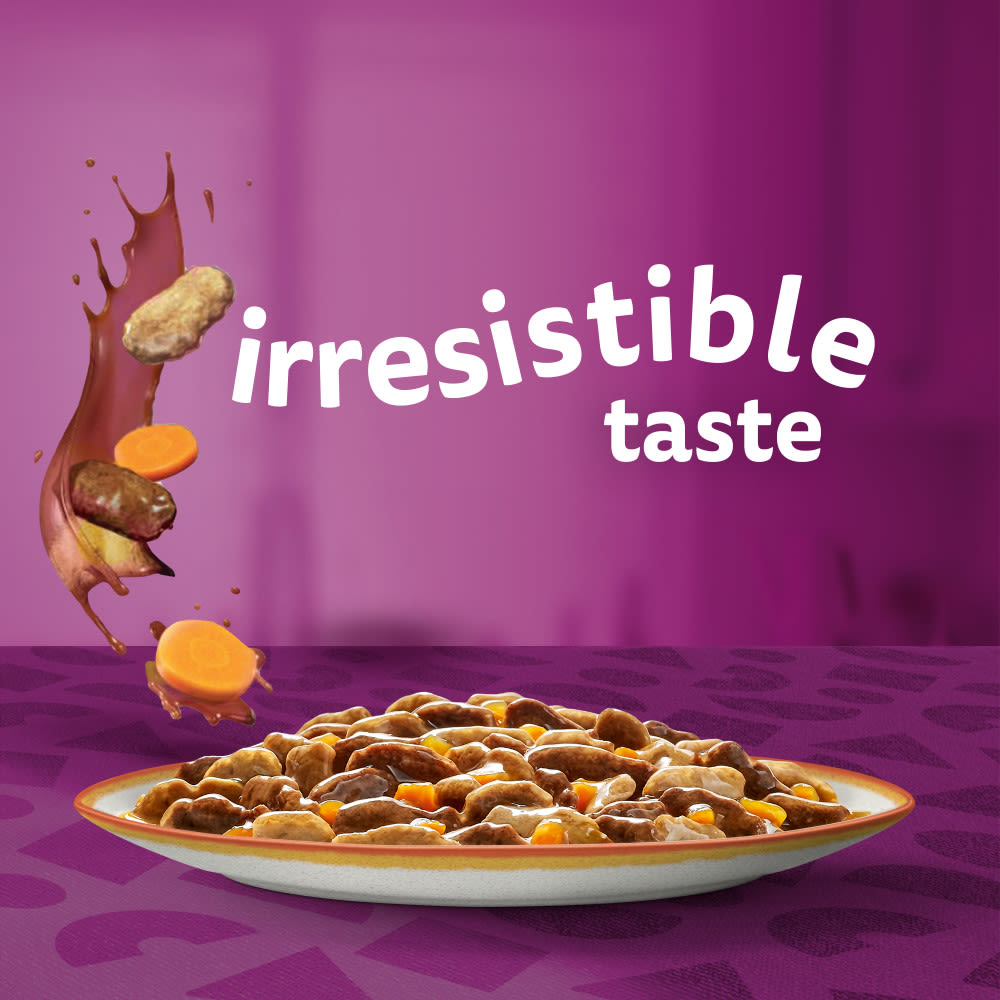 Whiskas 1+ Country Collection Mix Adult Wet Cat Food Pouch in Gravy