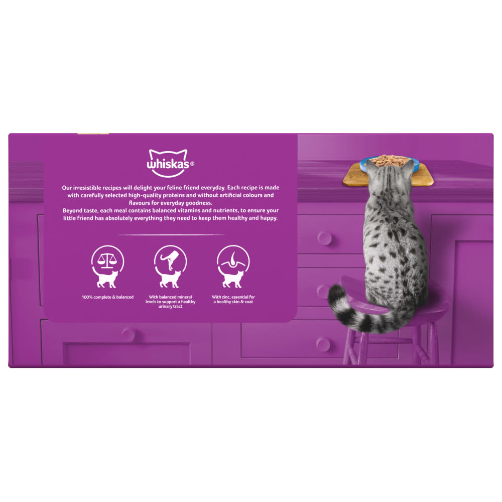 Whiskas Ocean Menu Adult Wet Cat Food in Jelly Tin