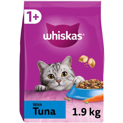 Whiskas 1+ Tuna Adult Dry Cat Food