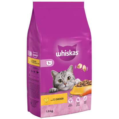 Whiskas 1+ Chicken Adult Dry Cat Food