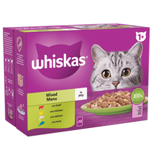 Whiskas Mixed Menu in Jelly 1+ Adult Wet Cat Food Pouches