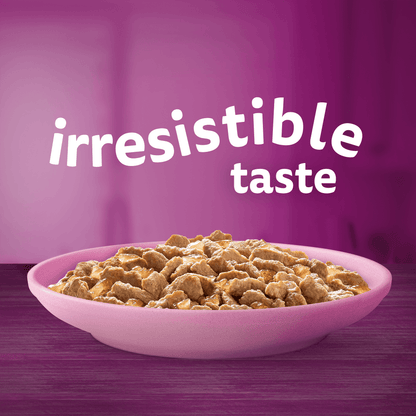 Whiskas Cat Pouches Poultry Feasts in Jelly 2-12Months Wet Kitten Food