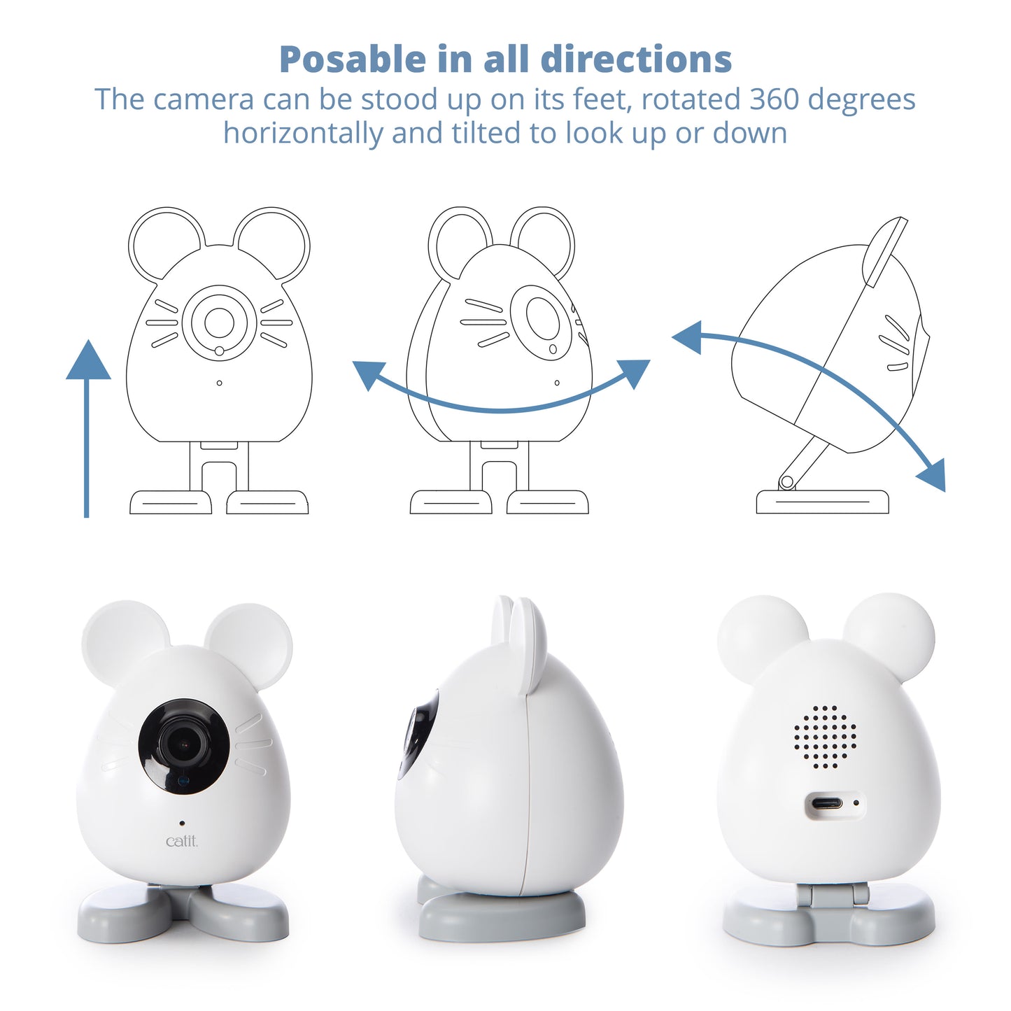 Catit Pixi Cat Smart Mouse Camera