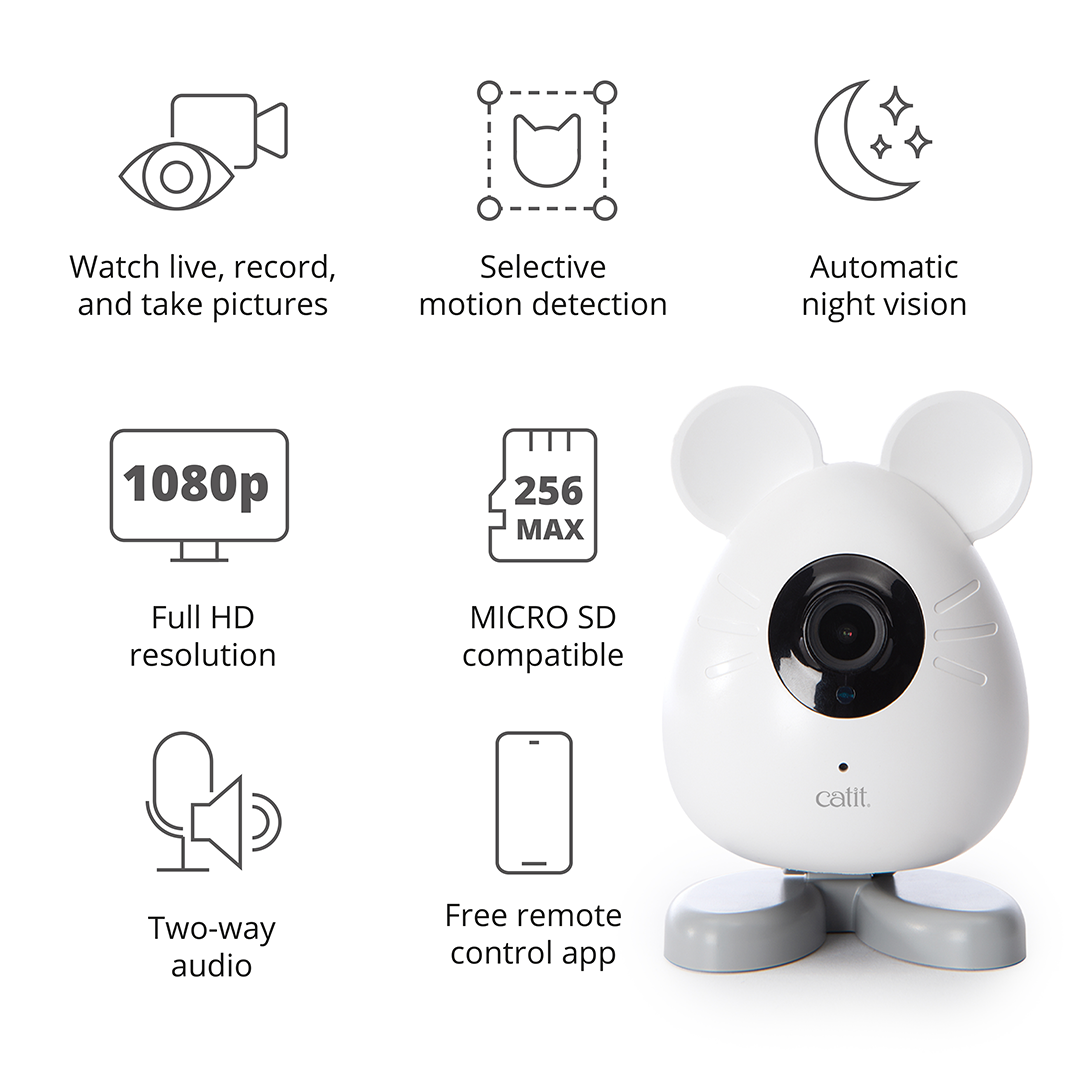 Catit Pixi Cat Smart Mouse Camera