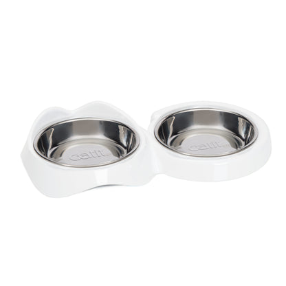 Catit Pixi Double Cat Food Bowl