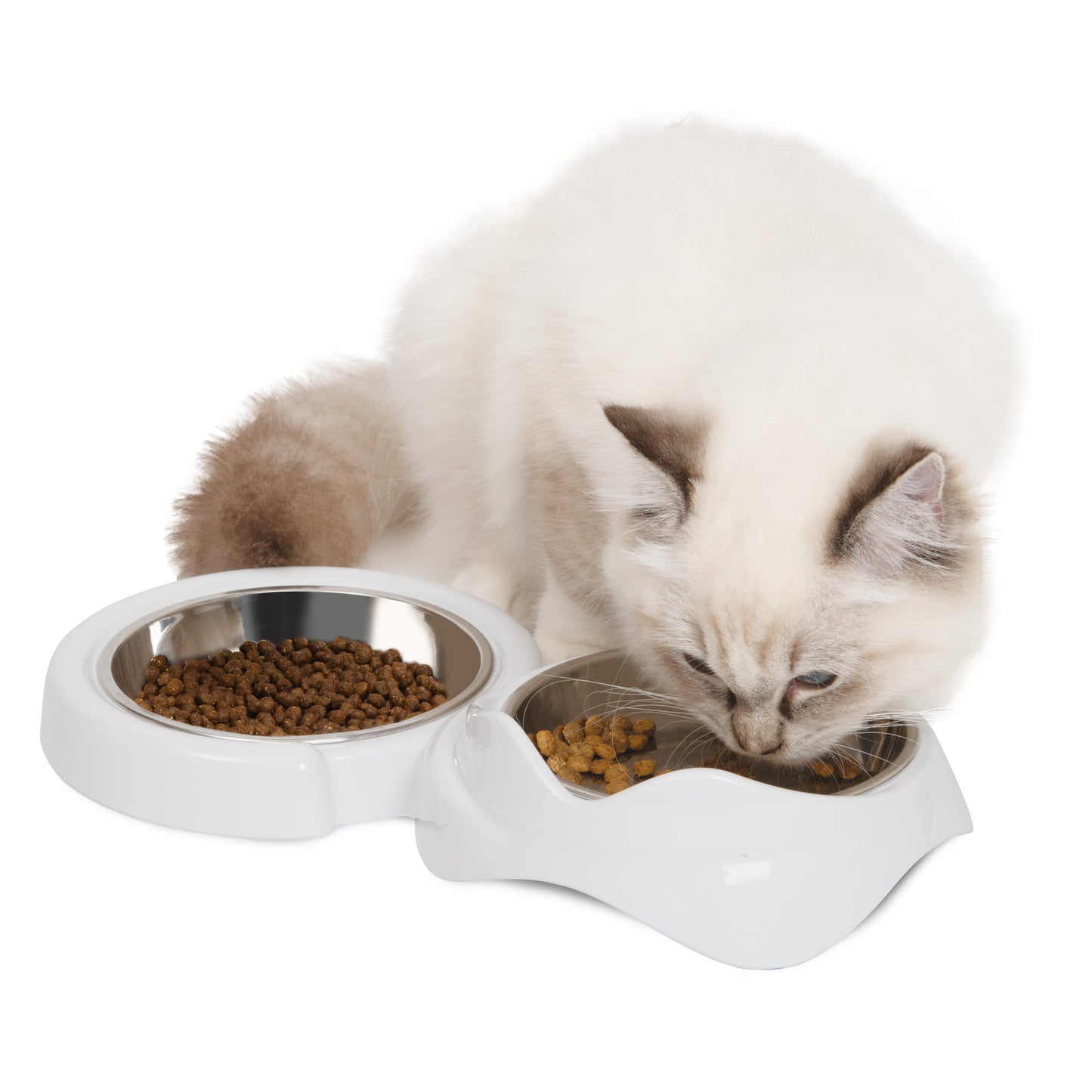 Catit Pixi Double Cat Food Bowl