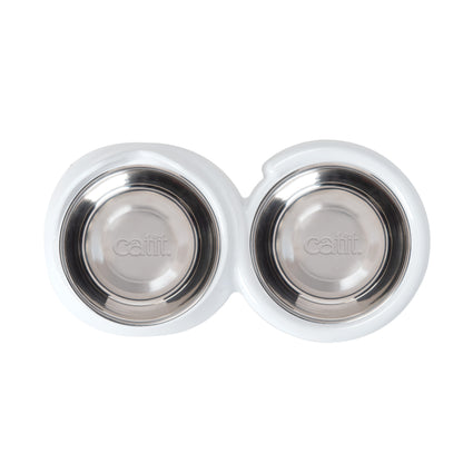 Catit Pixi Double Cat Food Bowl