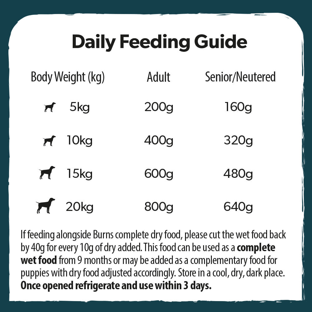 Burns Gluten-free Adult & Senior Wet Dog Food - Wholesome Turkey