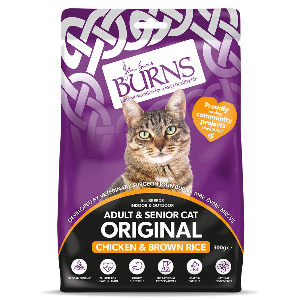 Burns Original Adult/Senior Dry Cat Food - Chicken & Brown Rice