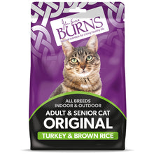 Burns Original Adult/Senior Dry Cat Food - Turkey & Brown Rice