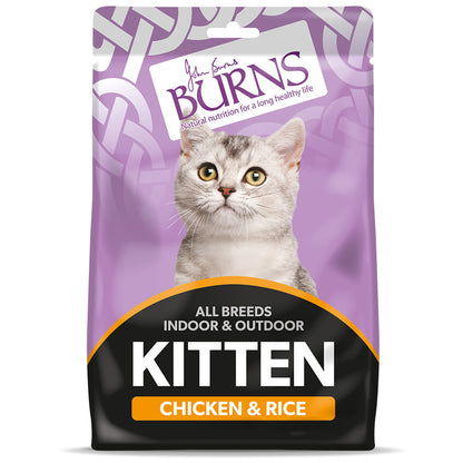 Burns Kitten Dry Cat Food - Chicken & Rice