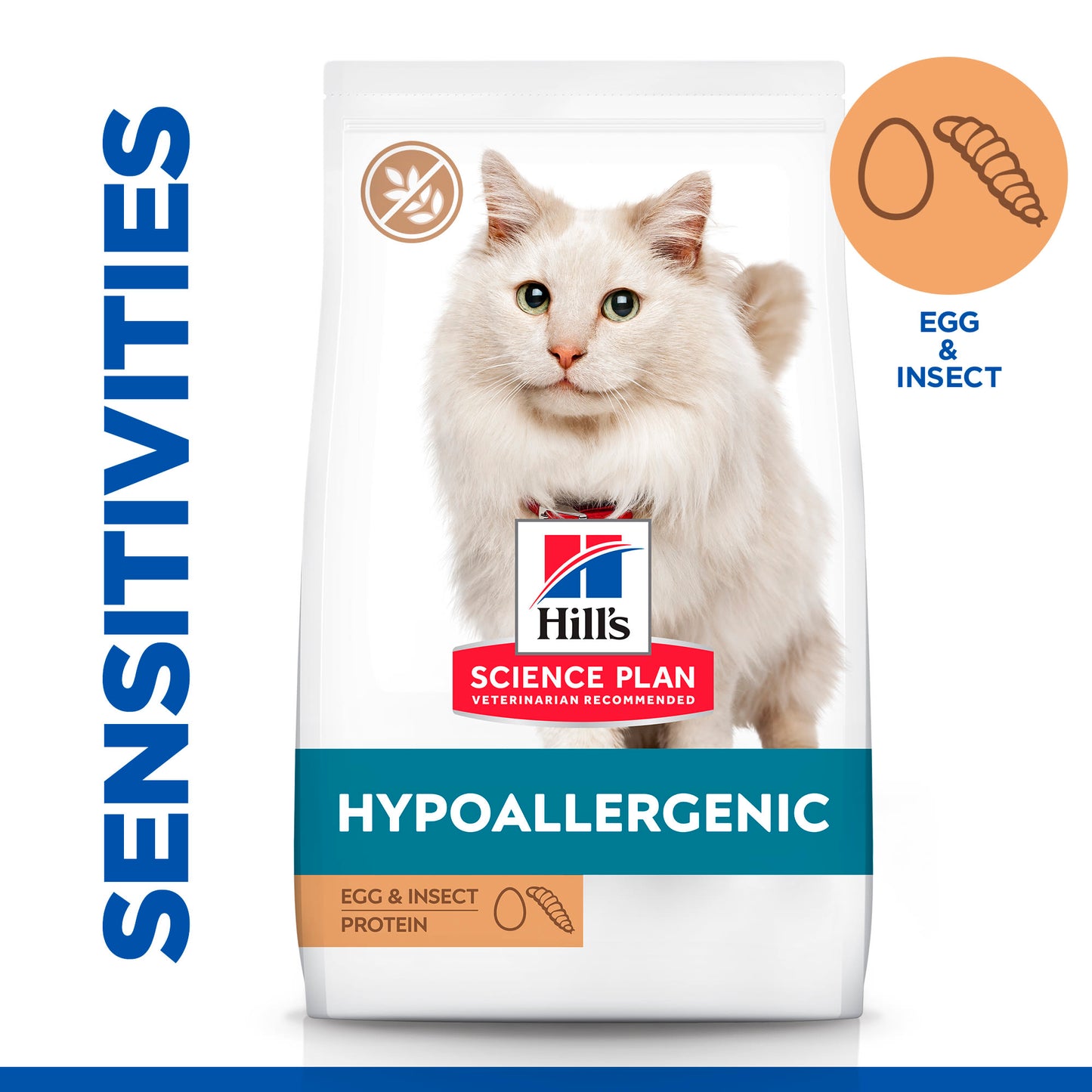 Hill's Science Plan Hypoallergenic Insect & Egg Adult Dry Cat Food