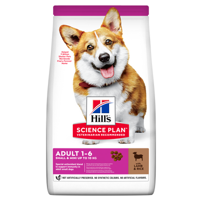 Hill's Hill'S Small_Mini Science Plan Lamb Adult Dry pet food packaging