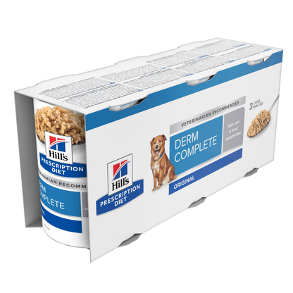 Hill's Prescription Diet Derm Complete Skin Care and Food Sensitivities Wet Dog Food - Original