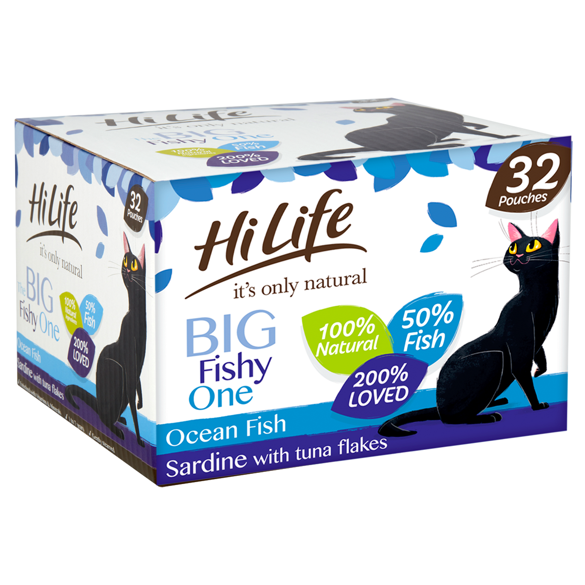 Hilife Hilife It Only The Big Fishy One Mackerel Tuna Adult Wet Cat Food pet food packaging