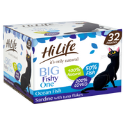 HiLife it's Only Natural Wet Cat Food - The Big Fishy One in Jelly