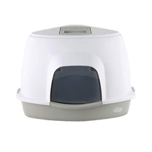 Petsentials Corner Cat Litter Tray with Hood