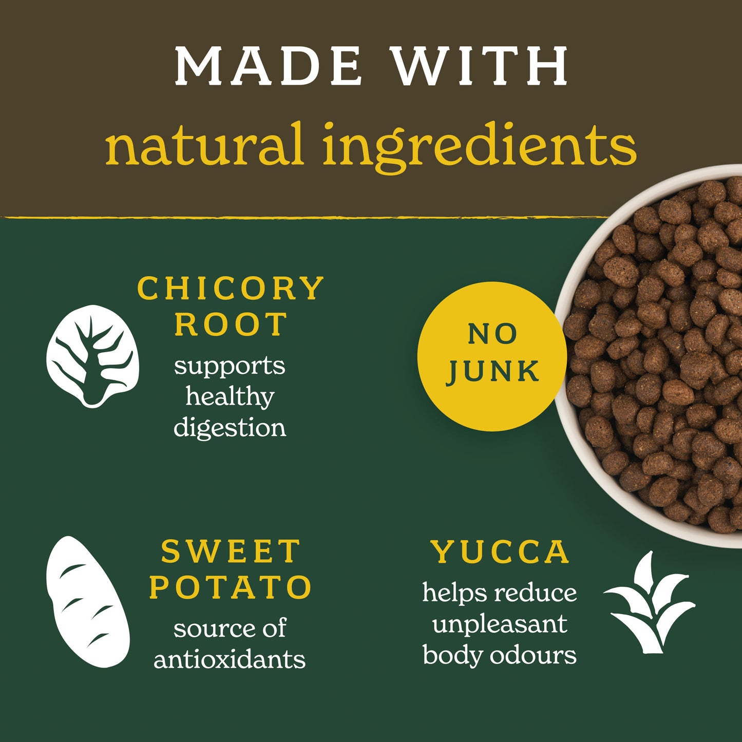 Forthglade Lightly Baked Natural Dry Dog Food - Chicken with Sweet Potato