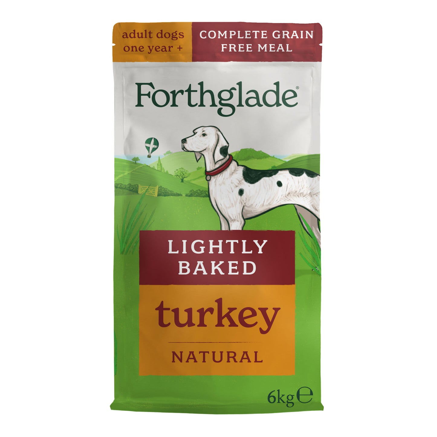Forthglade Lightly Baked Natural Dry Dog Food - Turkey with Sweet Potato