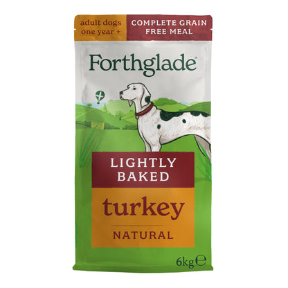 Forthglade Lightly Baked Natural Dry Dog Food - Turkey with Sweet Potato