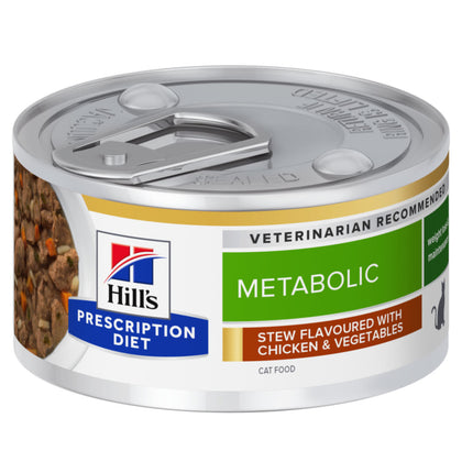 Hill's Prescription Diet Metabolic Weight Management Stew Cat Food - Chicken
