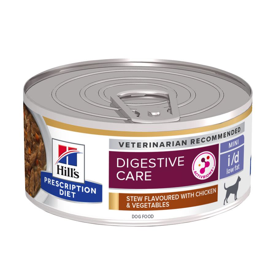 Hill's Pet Nutrition Hill'S Pet Nutrition Id Low Fat Digestive Added Chicken Adult Wet Dog Food pet food packaging