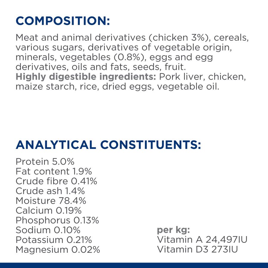 Hill's Prescription Diet i/d Low Fat Digestive Care Wet Dog Food - Chicken & Added Vegetables