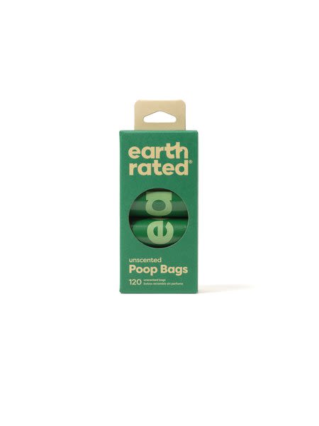 Earth Rated 120 Bags on 8 Refill Rolls Poop Bags