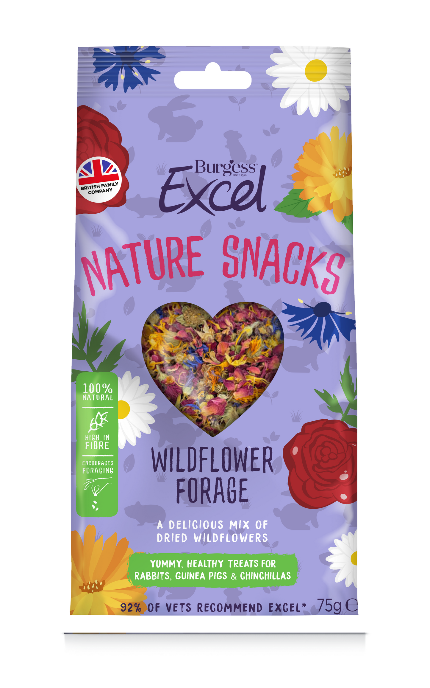 Burgess Excel Nature Snacks Wildflower Forage