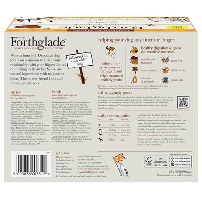 Forthglade Complete Meal Grain-free Senior Wet Dog Food - Variety Pack