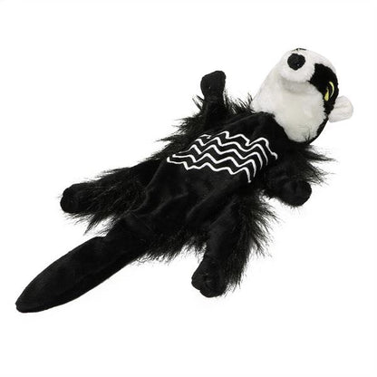 Forest Critters Plush & Soft Badger No Stuffing Dog Toy