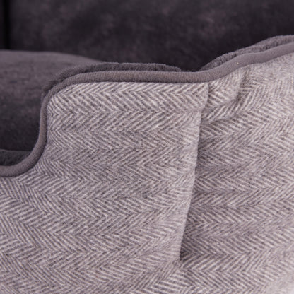 Banbury & Co Herringbone Square Dog Bed