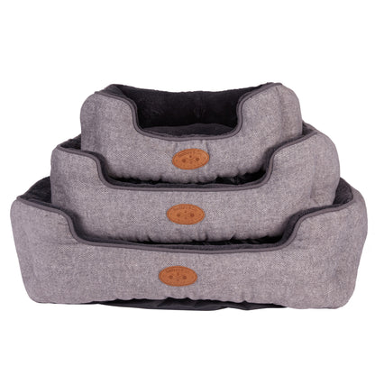 Banbury & Co Herringbone Square Dog Bed
