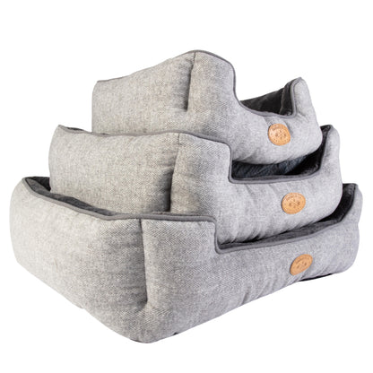 Banbury & Co Herringbone Square Dog Bed