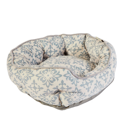 Dream paws Scalloped Grey Pet Bed
