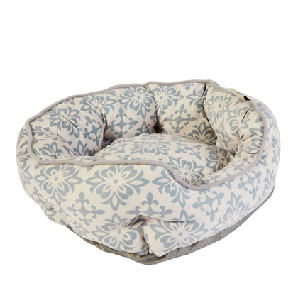 Dream paws Scalloped Grey Pet Bed