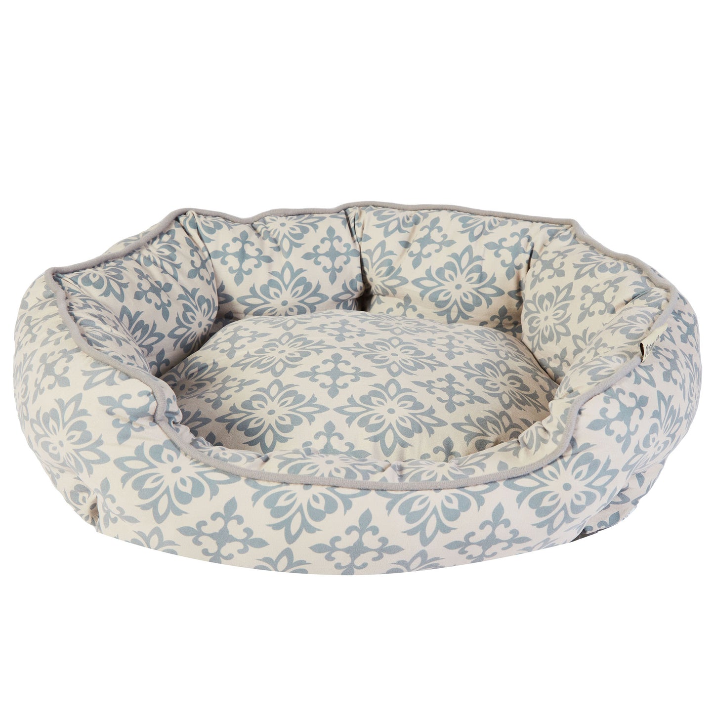 Dream paws Scalloped Grey Pet Bed