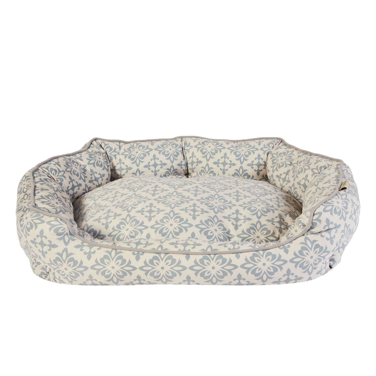 Dream paws Scalloped Grey Pet Bed