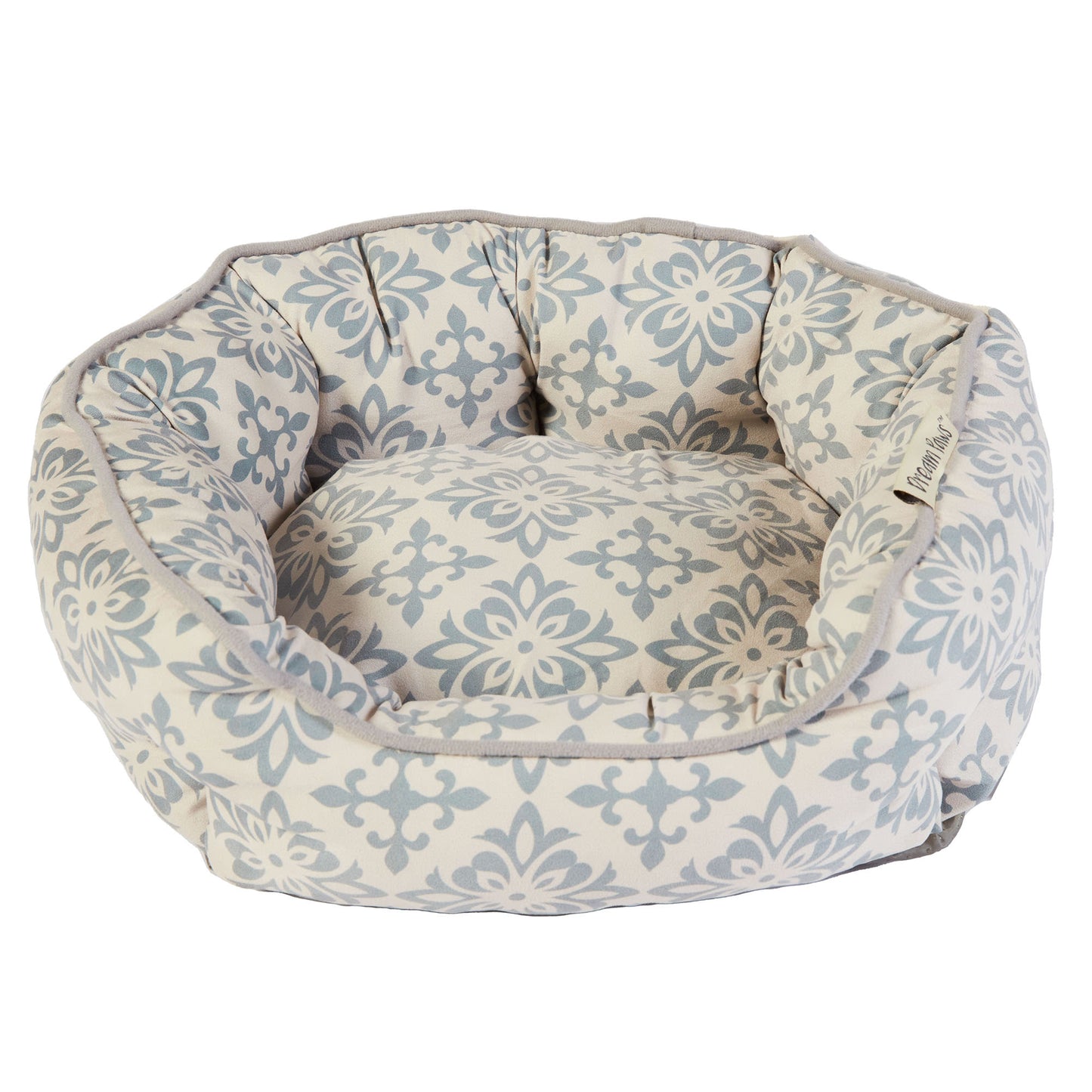 Dream paws Scalloped Grey Pet Bed