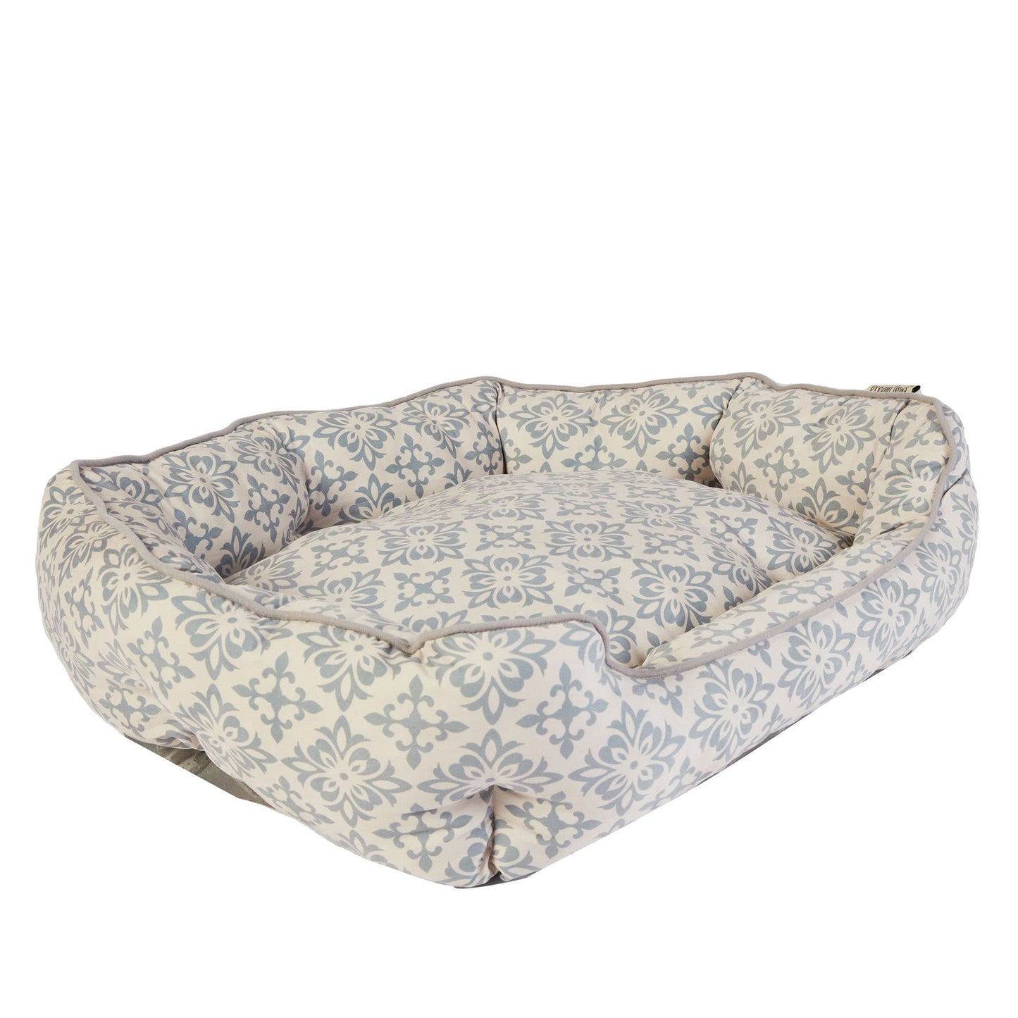Dream paws Scalloped Grey Pet Bed