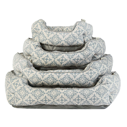 Dream paws Scalloped Grey Pet Bed
