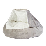 Dream Paws Cozy Hideaway Snuggle Dog Bed